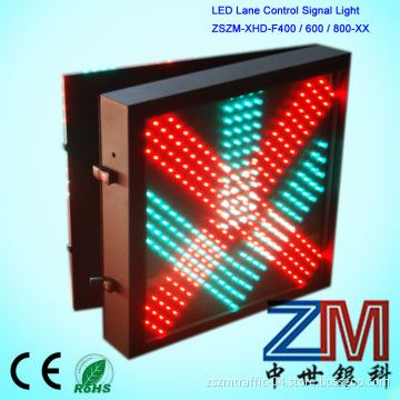 Red Cross Green Arrow LED Lane Traffic Signal